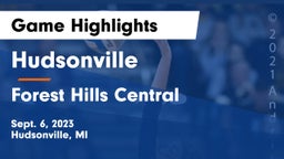 Hudsonville  vs Forest Hills Central  Game Highlights - Sept. 6, 2023