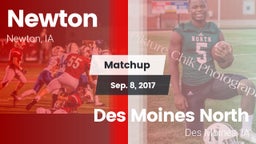 Matchup: Newton   vs. Des Moines North  2017