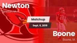 Matchup: Newton   vs. Boone  2019