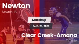 Matchup: Newton   vs. Clear Creek-Amana 2020