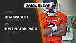 Recap: Chatsworth  vs. Huntington Park  2016