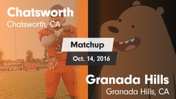 Matchup: Chatsworth High vs. Granada Hills  2016