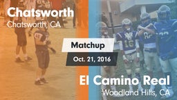 Matchup: Chatsworth High vs. El Camino Real  2016