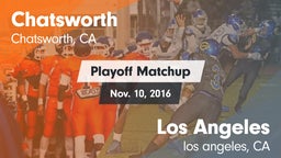Matchup: Chatsworth High vs. Los Angeles  2016
