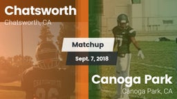 Matchup: Chatsworth High vs. Canoga Park  2018