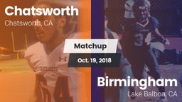 Matchup: Chatsworth High vs. Birmingham  2018