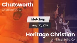 Matchup: Chatsworth High vs. Heritage Christian   2019