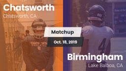 Matchup: Chatsworth High vs. Birmingham  2019