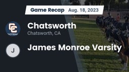 Recap: Chatsworth  vs. James Monroe  Varsity 2023