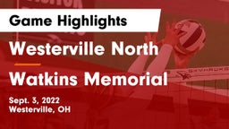 Westerville North  vs Watkins Memorial  Game Highlights - Sept. 3, 2022
