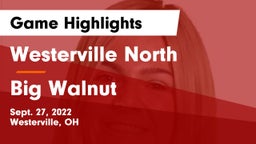 Westerville North  vs Big Walnut Game Highlights - Sept. 27, 2022