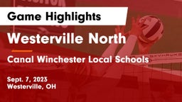 Westerville North  vs Canal Winchester Local Schools Game Highlights - Sept. 7, 2023