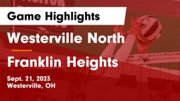 Westerville North  vs Franklin Heights  Game Highlights - Sept. 21, 2023