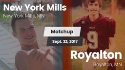 Matchup: New York Mills High  vs. Royalton  2017