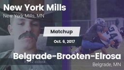 Matchup: New York Mills High  vs. Belgrade-Brooten-Elrosa  2017