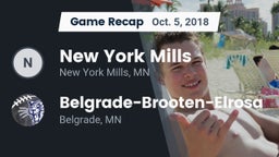 Recap: New York Mills  vs. Belgrade-Brooten-Elrosa  2018