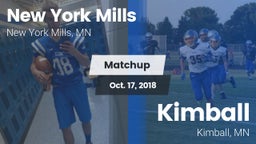 Matchup: New York Mills High  vs. Kimball  2018