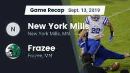 Recap: New York Mills  vs. Frazee  2019