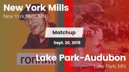 Matchup: New York Mills High  vs. Lake Park-Audubon  2019