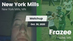Matchup: New York Mills High  vs. Frazee  2020