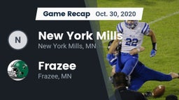 Recap: New York Mills  vs. Frazee  2020