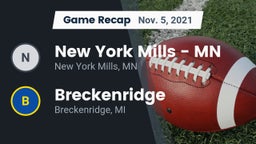 Recap: New York Mills  - MN vs. Breckenridge  2021