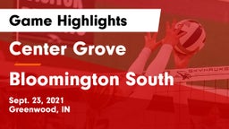 Center Grove  vs Bloomington South  Game Highlights - Sept. 23, 2021