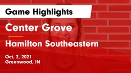 Center Grove  vs Hamilton Southeastern  Game Highlights - Oct. 2, 2021
