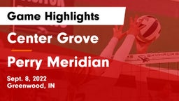 Center Grove  vs Perry Meridian  Game Highlights - Sept. 8, 2022