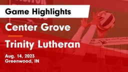 Center Grove  vs Trinity Lutheran Game Highlights - Aug. 14, 2023