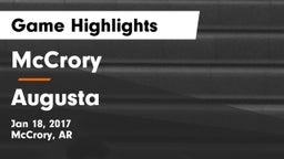 McCrory  vs Augusta  Game Highlights - Jan 18, 2017