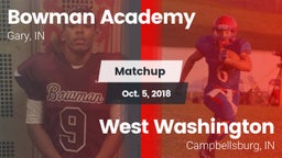 Matchup: Bowman Academy High  vs. West Washington  2018