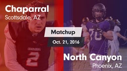 Matchup: Chaparral High vs. North Canyon  2016
