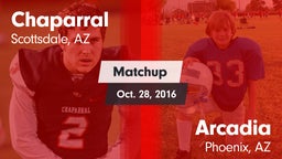 Matchup: Chaparral High vs. Arcadia  2016