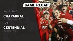 Recap: Chaparral  vs. Centennial  2016