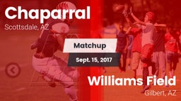 Matchup: Chaparral High vs. Williams Field  2017