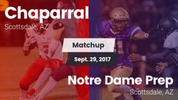 Matchup: Chaparral High vs. Notre Dame Prep  2017