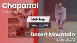 Matchup: Chaparral High vs. Desert Mountain  2018