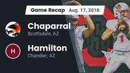 Recap: Chaparral  vs. Hamilton  2018