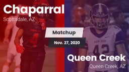 Matchup: Chaparral High vs. Queen Creek  2020