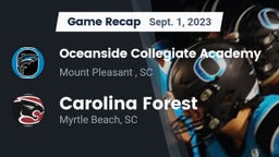 Recap: Oceanside Collegiate Academy vs. Carolina Forest  2023