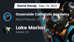 Recap: Oceanside Collegiate Academy vs. Lake Marion  2023