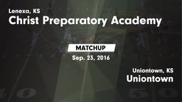 Matchup: Christ Preparatory vs. Uniontown  2016