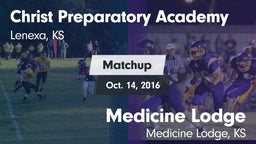 Matchup: Christ Preparatory vs. Medicine Lodge  2016