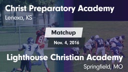 Matchup: Christ Preparatory vs. Lighthouse Christian Academy 2016