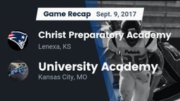 Recap: Christ Preparatory Academy vs. University Academy 2017