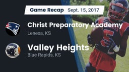 Recap: Christ Preparatory Academy vs. Valley Heights  2017