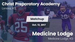 Matchup: Christ Preparatory vs. Medicine Lodge  2017