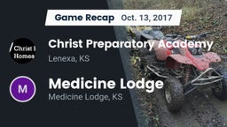 Recap: Christ Preparatory Academy vs. Medicine Lodge  2017