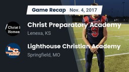 Recap: Christ Preparatory Academy vs. Lighthouse Christian Academy 2017